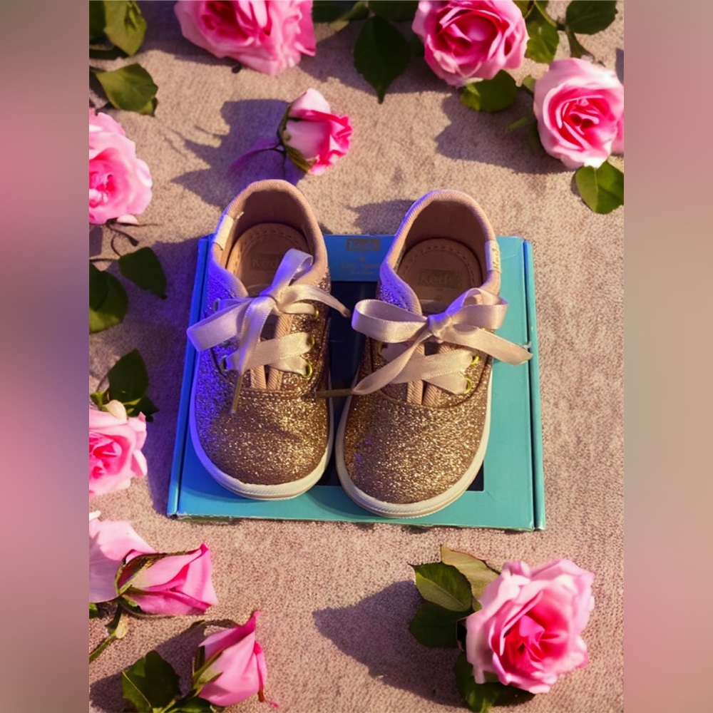 Kids Keds pink Glittery